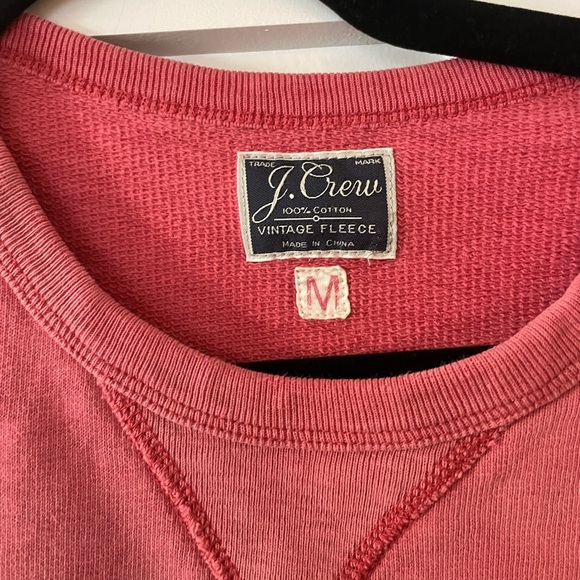 J.Crew men’s vintage fleece crewneck, size M - Picture 4 of 6